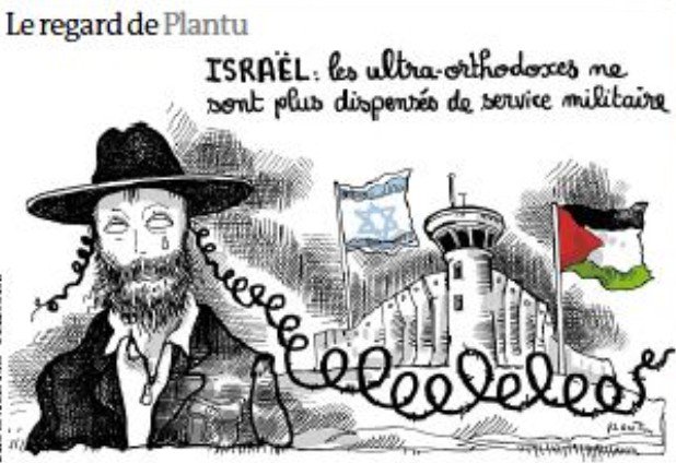 Image result for Plantu antisemitic cartoons