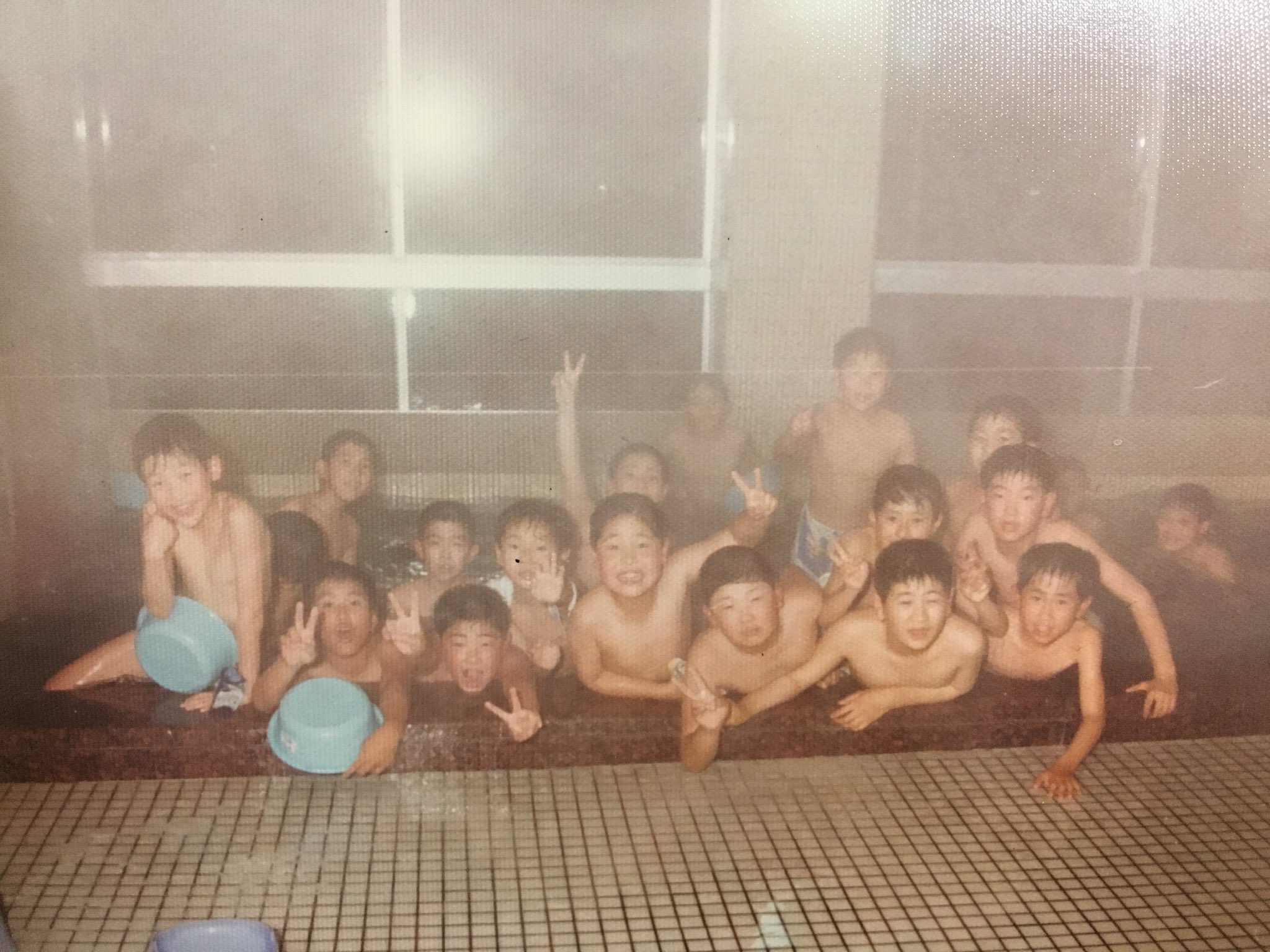 修学旅行　風呂 