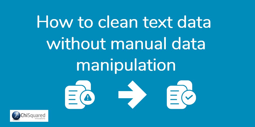 eelrekab's tweet image. How to clean #textdata without manual #datamanipulation buff.ly/2kINRma #datacleaning
