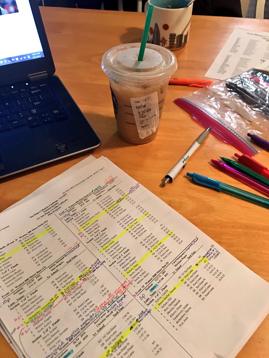MeagherCaitlin's tweet photo. Making final preparations to announce today's 2017 San Diego Collegiate Challenge, hosted by UC San Diego Track &amp; Field. See you at Noon! https://t.co/zWTFrxIUIb
