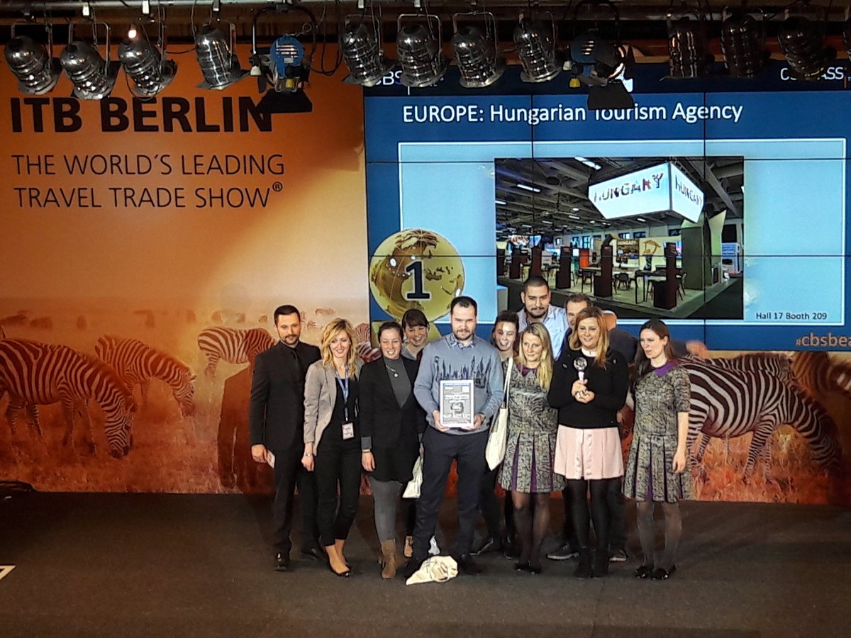 ITB Berlin (@itb_berlin) on Twitter photo ITB Best Exhibitor Award at #ITBBerlin  - First place in the category "Europa" is... HUNGARY! #cbsbea ITB Best Exhibitor Award at #ITBBerlin  - First place in the category "Europa" is... HUNGARY! #cbsbea