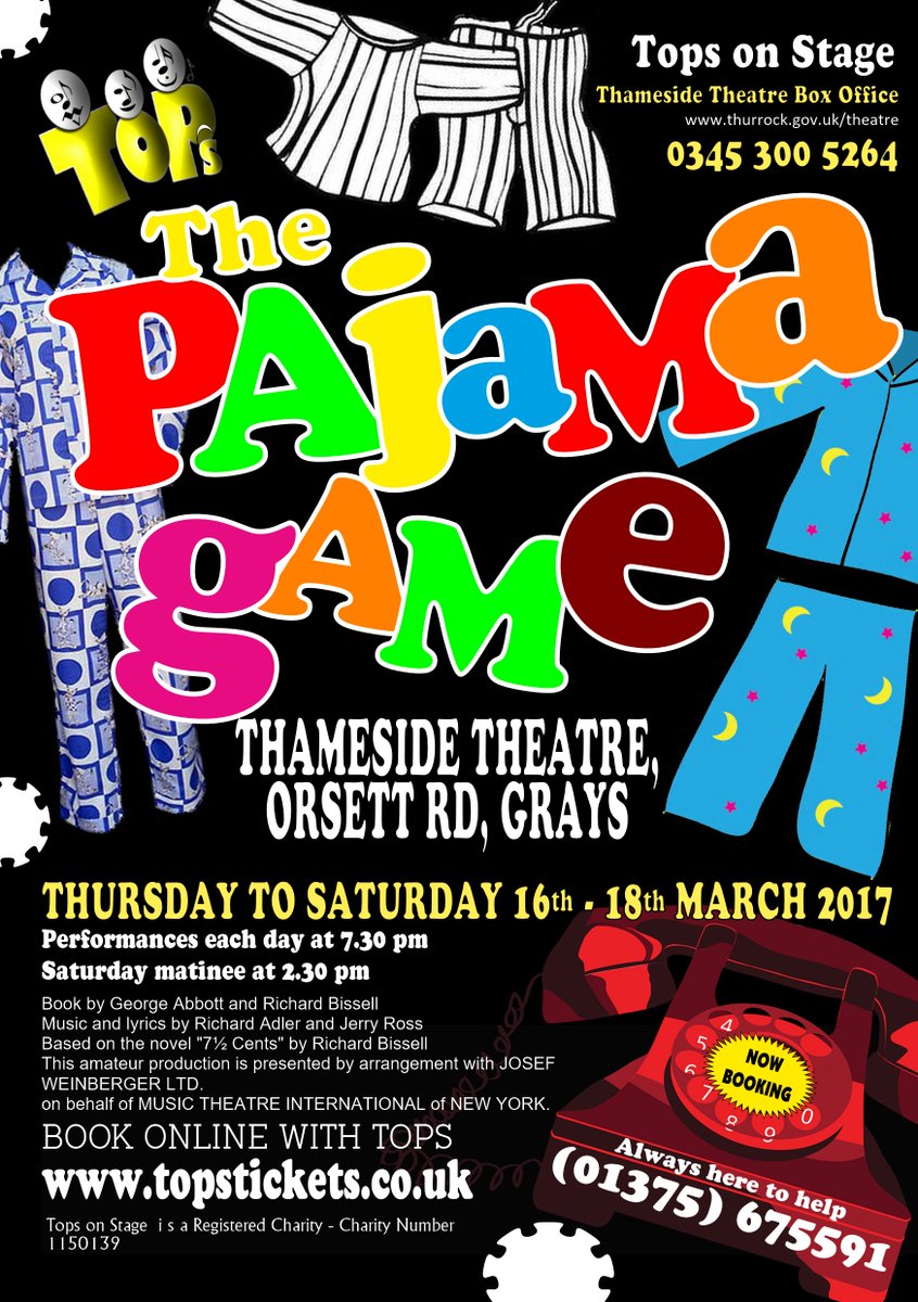 Tomorrow is THE PAJAMA GAME band call.  Getting very exciting as we head off to the theatre for our "get In" on Monday😀😀😀😀😀O