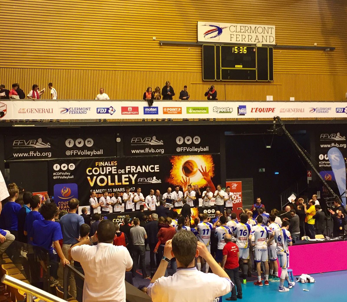 Danielle Auroi On Twitter Coupe De France De Volley Ball A Clermont
