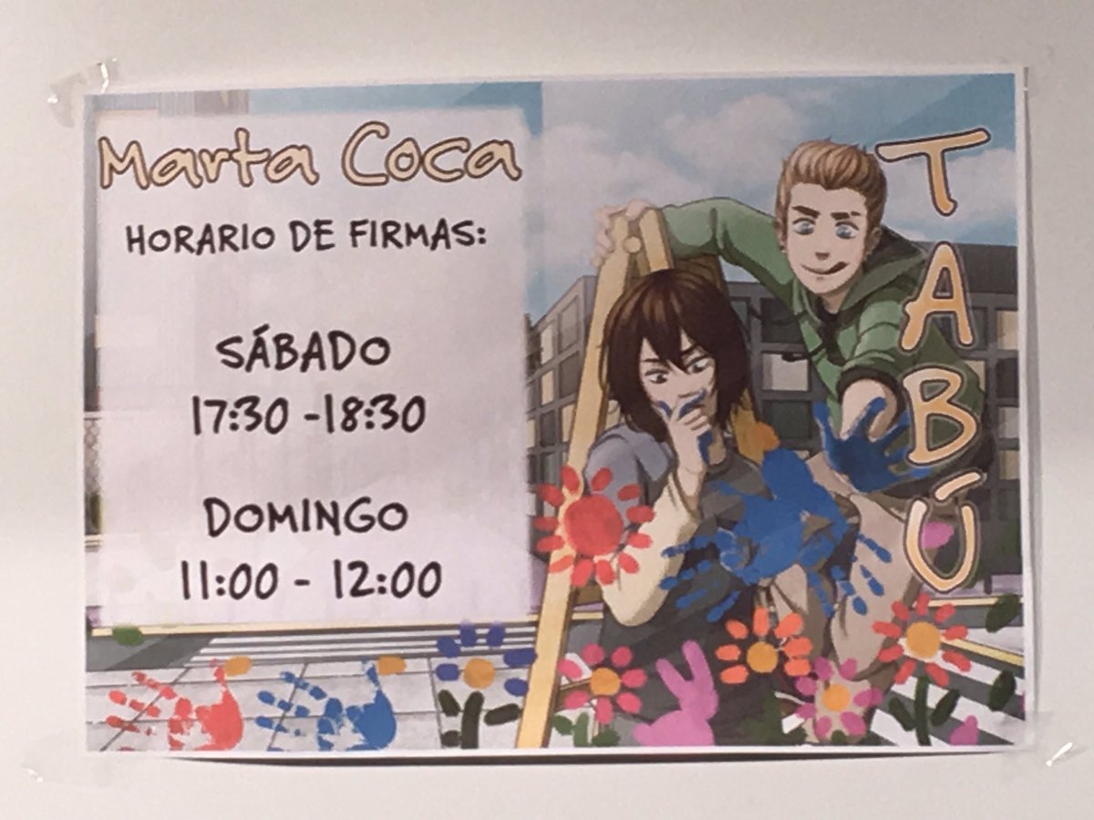 eveletacomic's tweet photo. Mañana en el stand de @ImagionEdita tenéis una nueva oportunidad de llevaros Tabú firmado por su autora, Marta Coca 🌸 https://t.co/PGULGK0B9i