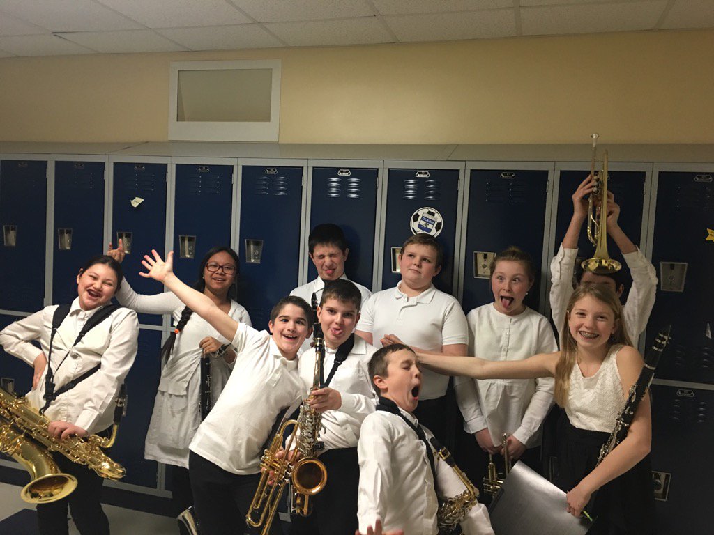 BMSBandRoom's tweet photo. Having a blast at 6th grade Honors Music Festival! https://t.co/vCNI4NKw5Z