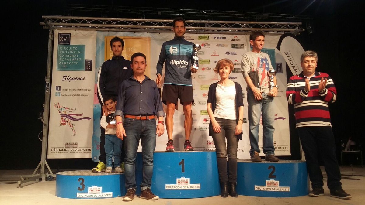 atletabpopular's tweet photo. Imágenes del #podium  #Femenino #Masculino #Discapacitados #Manchuela #5Millas y #LocalSenior de la #CarreraPopular de #Madrigueras https://t.co/9yQgCz2Kwa