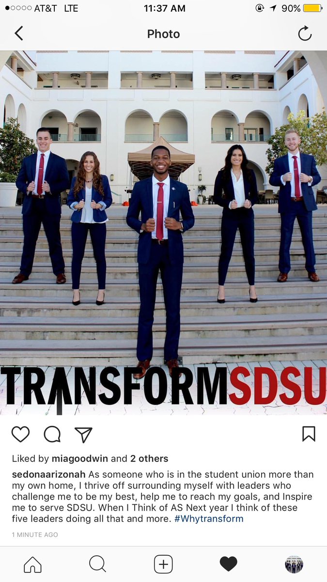 transformsdsu's tweet image. #WhyTransform
Thanks to Sedona Hill, Mariel McKinney, and Noah Winne for helping us Transform SDSU!