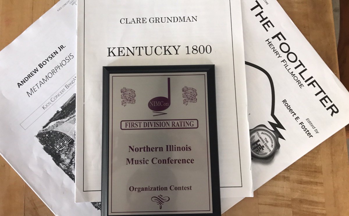First contest of the week done! Excellent playing by the HMS Wind Ensemble!