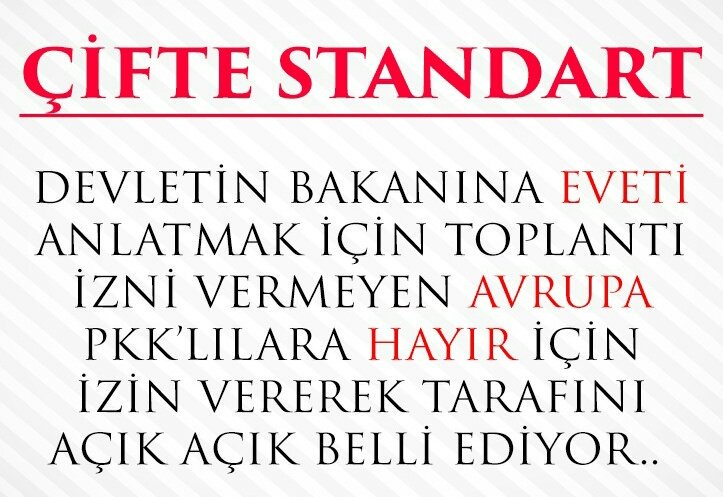 Şimdi şöyle: Bu Hollandada olanları da  RTE ayarladı der mi bizim hainler:)
Oysa mesele ayak seslerimizi duymaları ve..
#EvetAvrupaTitriyor