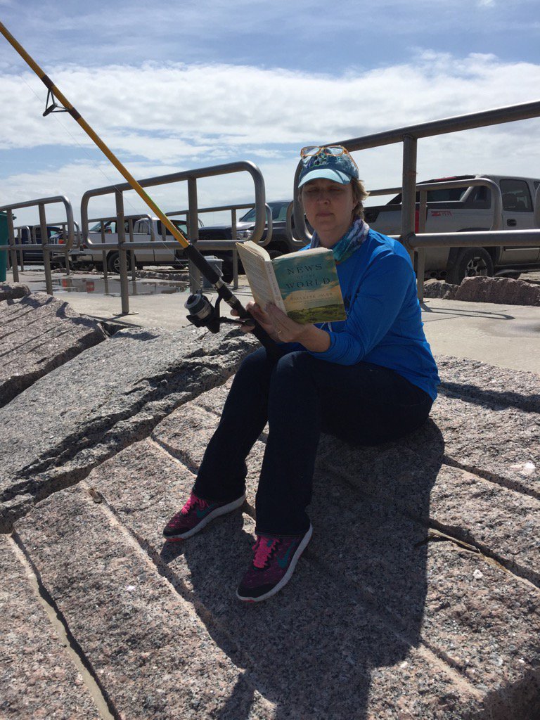 CDFulkesLibrary's tweet image. Reading and fishing...two great loves combined. #rrockreads #Librariesrrock
