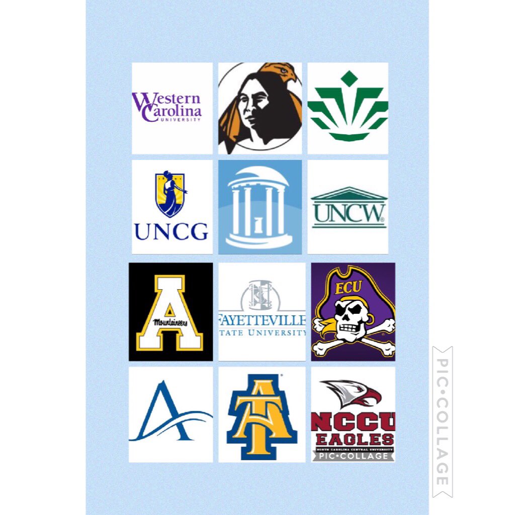 WAHS_counselors's tweet photo. Here are some 4-year in-state public universities attending the ABSS College Fair at the Mebane Arts Center 5-8pm this MON 3/13. Join us!! https://t.co/FOwAVxGPmf