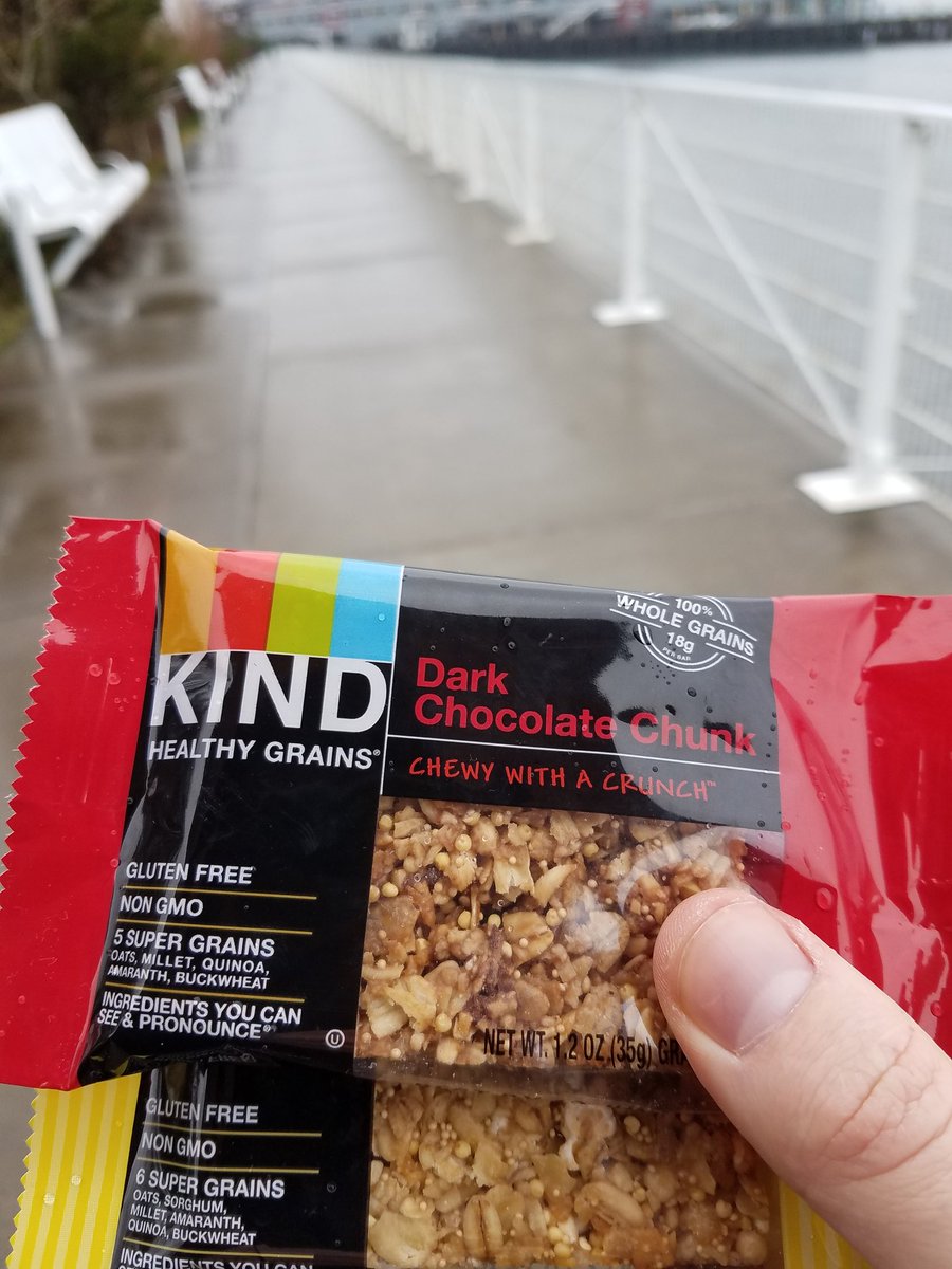 jajedlicka's tweet photo. Thanks @KINDSnacks for the free sample! Bright point during a rainy day in #Seattle https://t.co/fvKof2orLr
