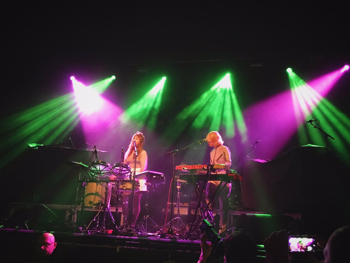 💜💚Last gig of the tour 💚💜 Thank you @johnossi_official ❤❤❤ it's been crazy fun!!!