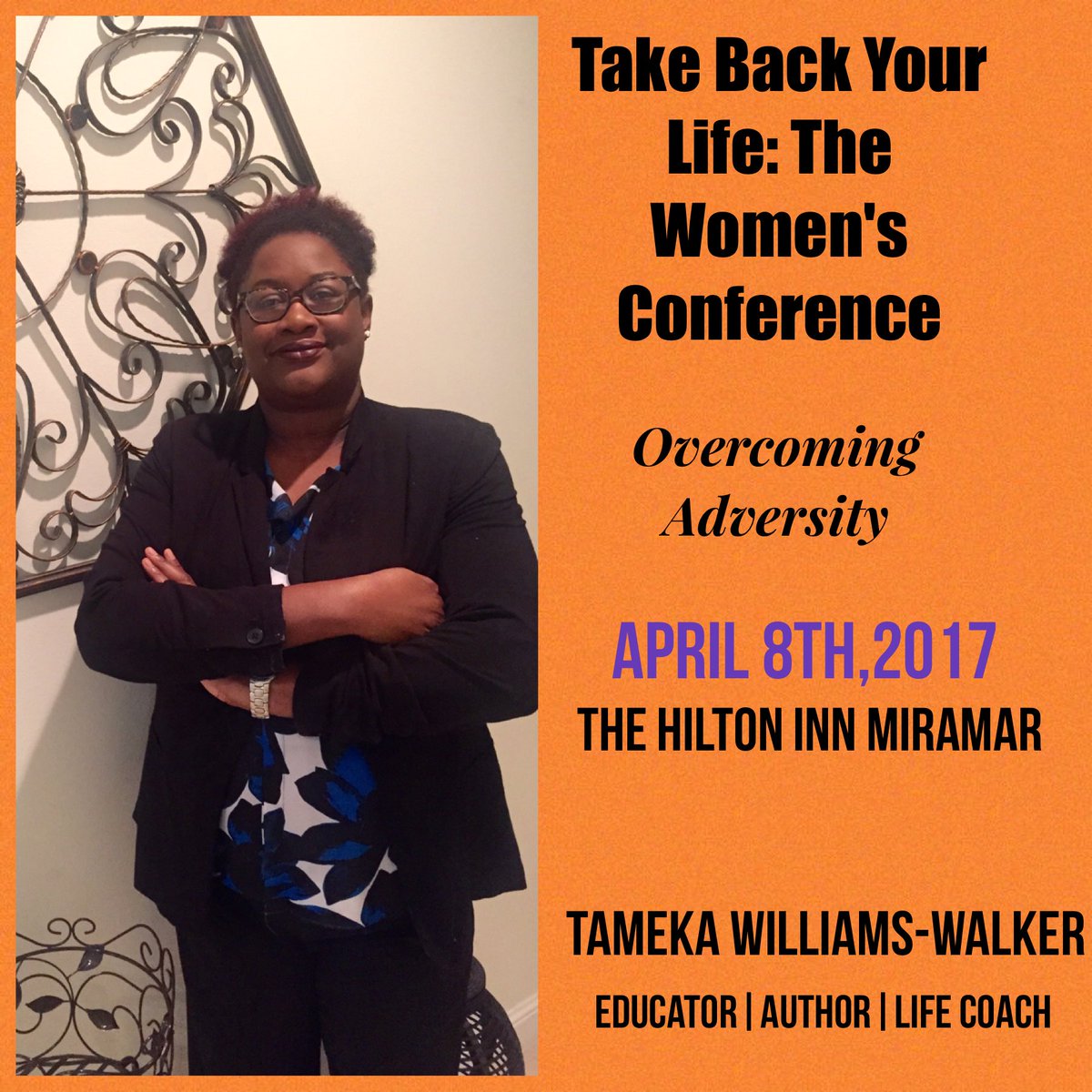 weepcourses's tweet photo. Join me at my Women's Conference April 8th 2017#takebackyourlife https://t.co/gyQJLdKAtp