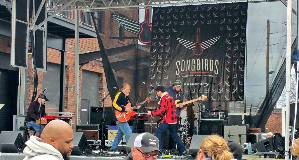 The Communicators at the grand opening of <a href="/SongbirdsGuitar/">Grace Lacte</a> at <a href="/OnStationStreet/">Station Street</a>. Very cool setup! Looking forward to many shows here!