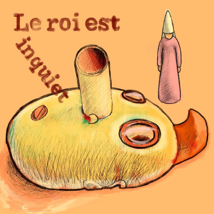 Le roi est inquiet https://t.co/x9e35zpXQz<a href="/tag/portrait"class="tags"><span>#portrait</span></a><a href="/tag/drawing"class="tags"><span>#drawing</span></a>