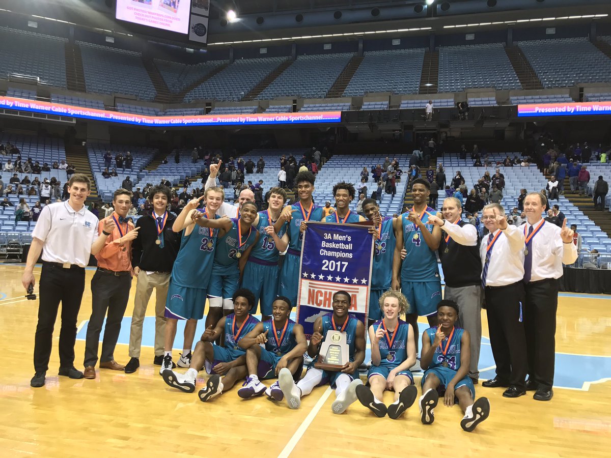 NCHSAA's tweet photo. Your 2017 3A #NCHSAAMBB champs @CMHS_Athletics https://t.co/1MO05tpYTd