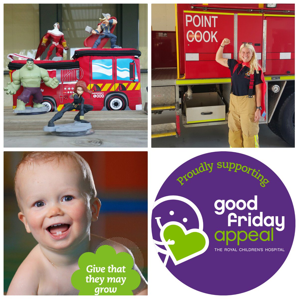 PointCookGFA's tweet image. #superheroes come in all shapes and sizes. Join our community collection on Friday 14 April at the Point Cook CFA.