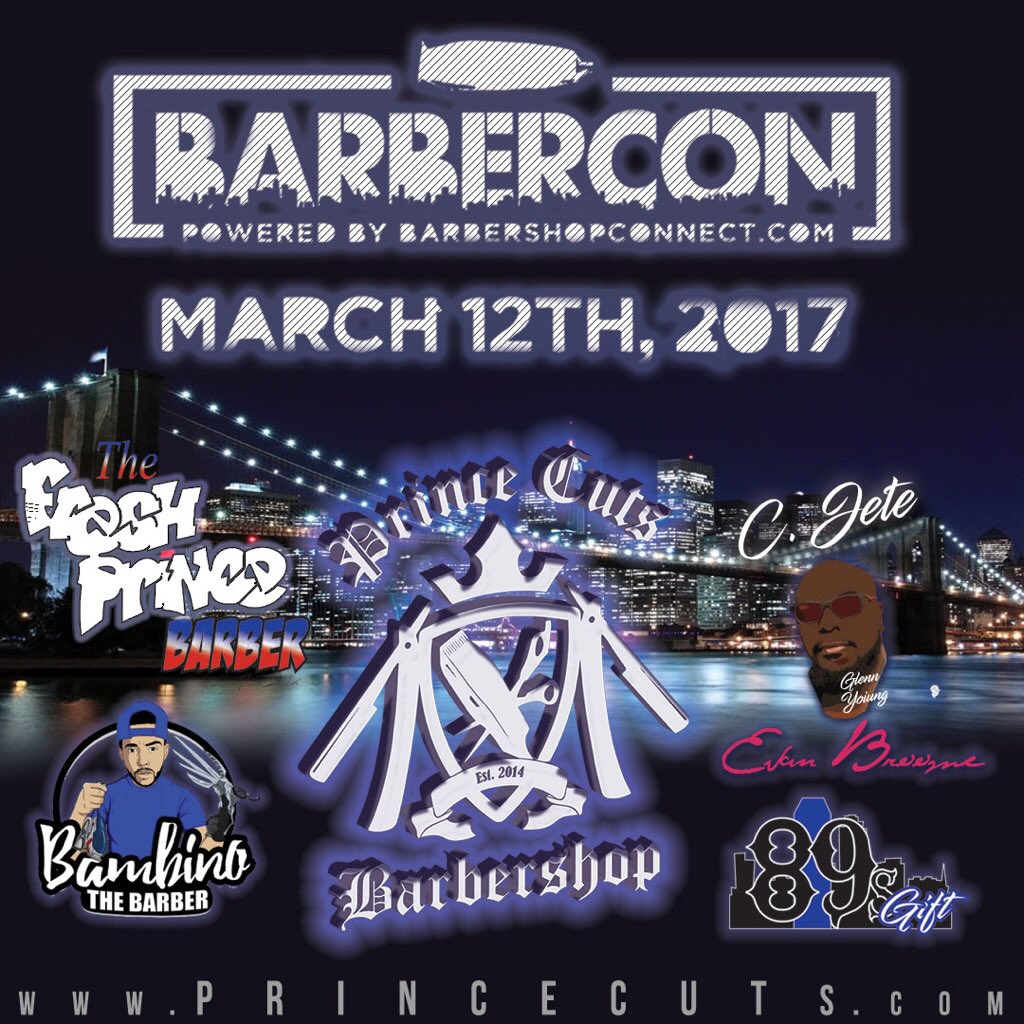 PrinceCutsLex's tweet photo. Whole teams in New York for @BarberConnect #BarberCon #PrinceCuts #barberlife https://t.co/IQThObTnCn