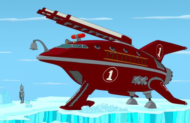 FuturamaFriday's tweet photo. What is your favourite #PlanetExpressShip design? https://t.co/Rp8ovsgbwi