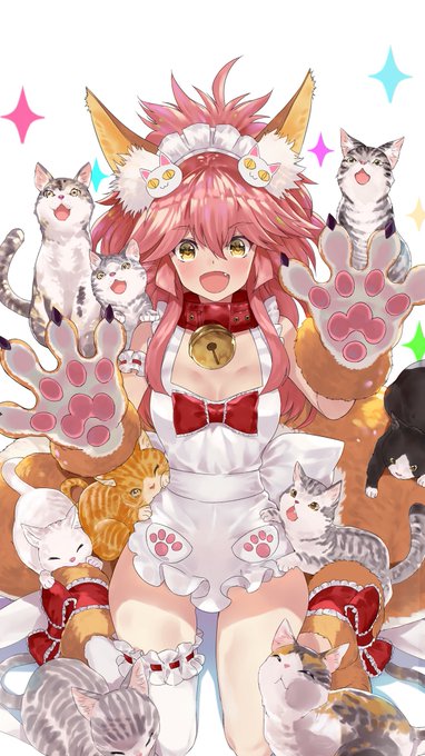 「お腹すいたにゃ～。」 