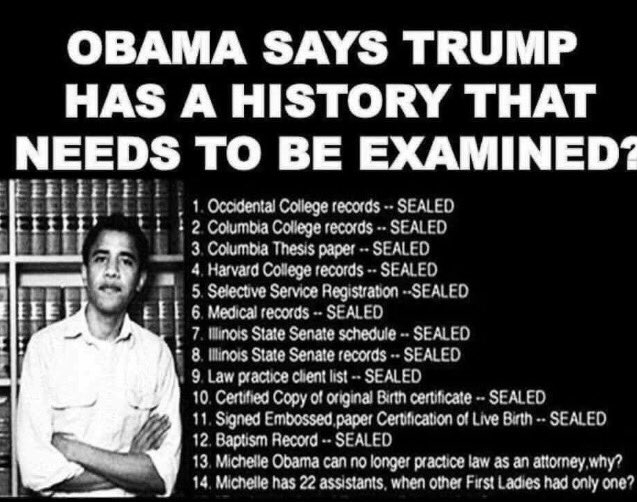 DrMartyFox's tweet photo. ATTN: #PresidentTrump

Like A Good Little #Marxist

#Obama Is Staying In DC To Take Down Your Presidency

Time For You To Unseal His Records https://t.co/0HuOvv0aTS
