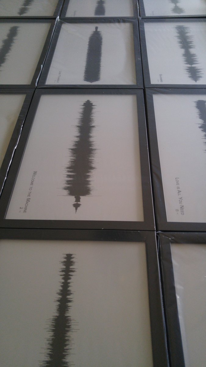 CumberlandCoast's tweet photo. Our customers have the best music taste. Drooling over classic songs in our shop this week. #SoundwaveArt #SoundwavePrint #AmazonHandmade https://t.co/7lSjlc7hvx
