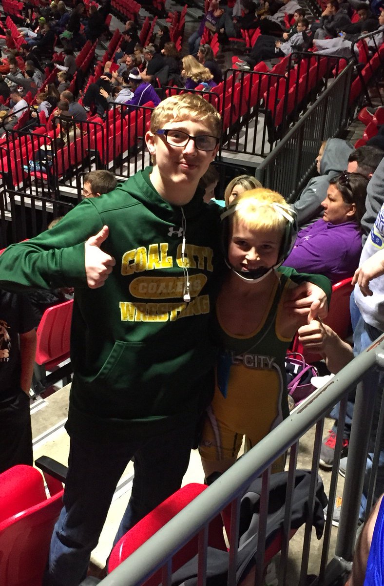 CarlsonCCIS's tweet photo. Widlowski places 2nd!! Pretty good company with this guy who also finished 2nd in 5th grade!
#IESAstatewrestling #warriorpride #CCISproud https://t.co/rsMLnTvHPp