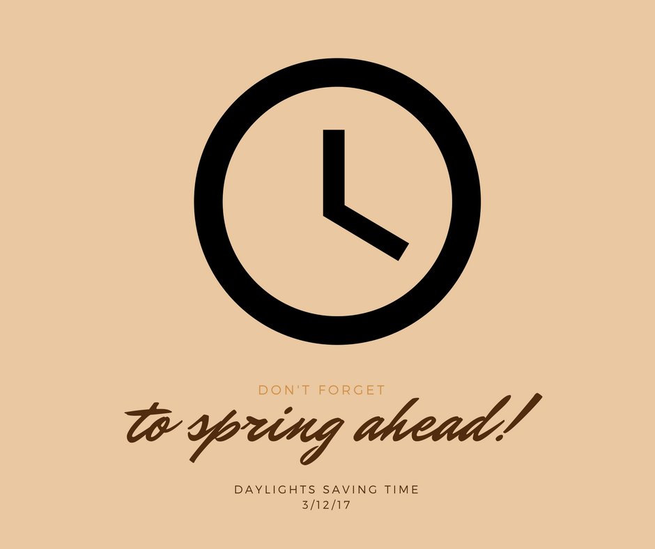 _DAAHA's tweet photo. Don't forget to "spring ahead" tonight! #daylightssavingtime https://t.co/KLG9o08jQs