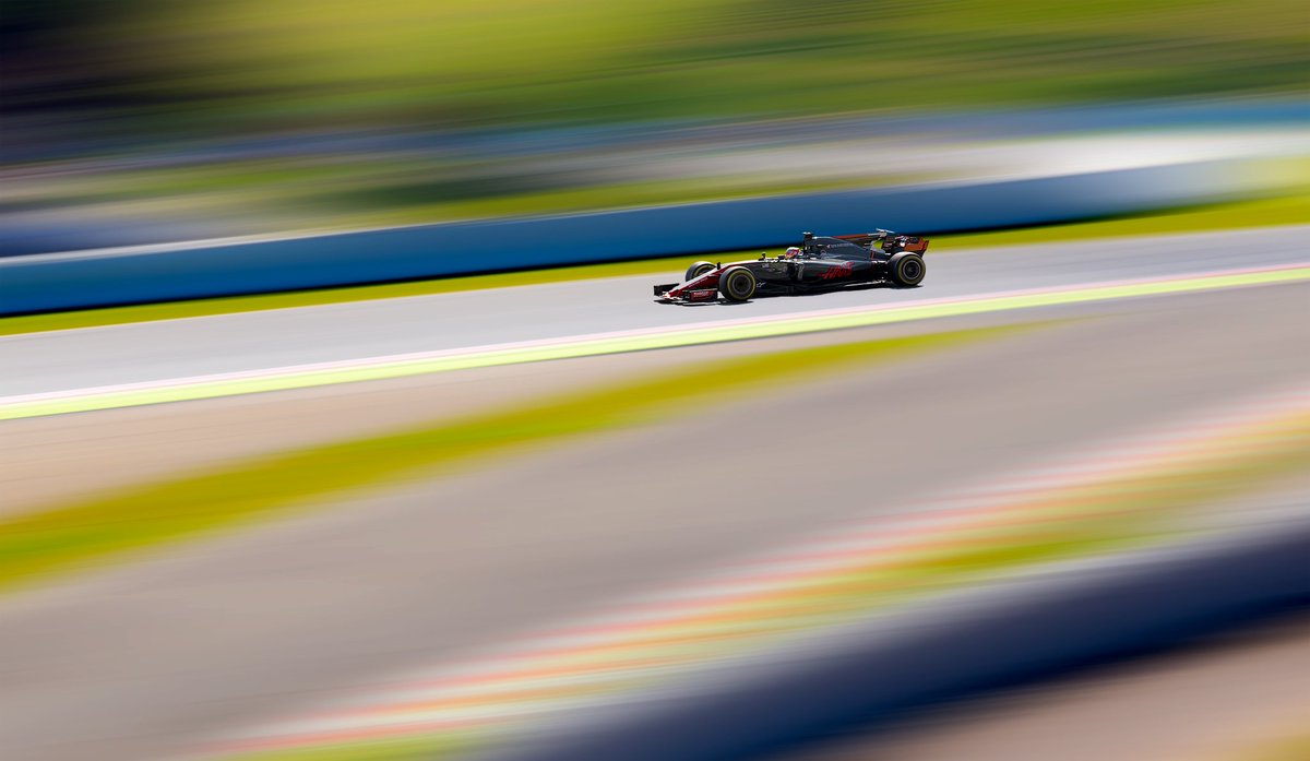MikkelsenLars's tweet photo. KMAG in the new HAAS F1 2017 on Circuit de Catalunya
@HaasF1Team @KevinMagnussen 
#SupportKmag Was here..
Photo: @MikkelsenLars https://t.co/NjOO3exnpp