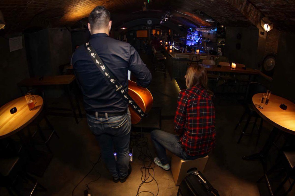 NadjaMiloss's tweet photo. Every thursday night at #AnkerBar awesome cocktails and live acoustic music with @ivanradenov and me! #guitar #cajon #live #cocktails 🎶🍸 https://t.co/gLkufbtExW