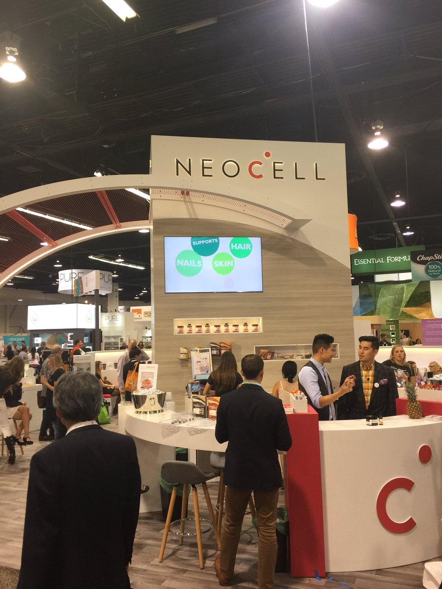 FitTipDaily's tweet photo. Don't miss the @NeoCellHealth extravaganza at the #expowest - thanks for the loot Jean! https://t.co/5Wf0hs85Ns