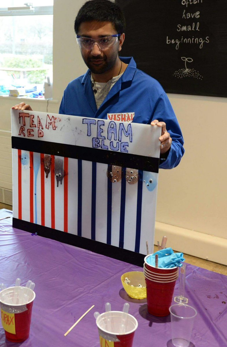 SOFI_CDT's tweet photo. @cdt_plural Slime races at outreach! It's all about the googly eyes! 😂 #CDTfunny #SOFI #outreach #getkidsintoscience #softmatterscience https://t.co/qPX52iX3OM