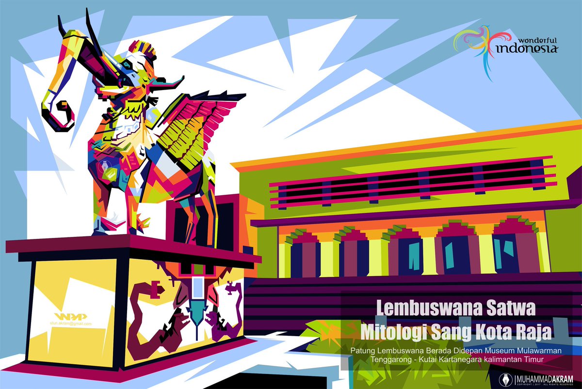Pameran wpap thema Wonderfull indonesia. Lembuswana satwa mitologi sang kota raja..
#wpap #wpap.indo #wpapart
