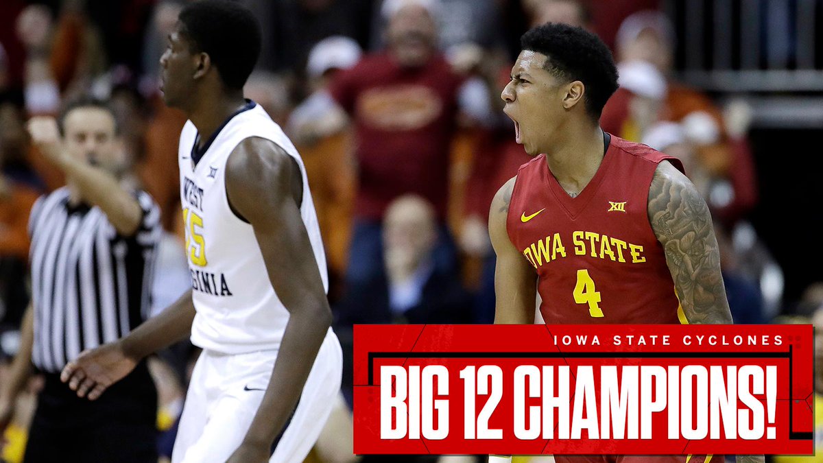 espn's tweet photo. Hilton South!

The Cyclones beat West Virginia to win the Big 12 tournament title for the third time in four years. https://t.co/k21RkrTk3u