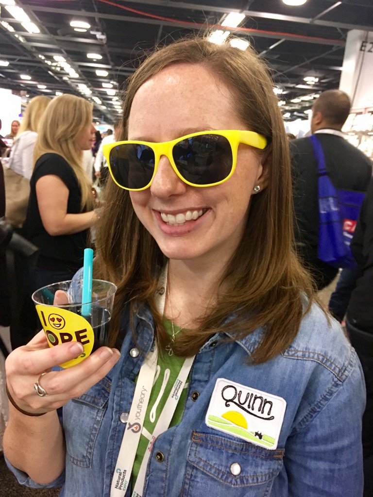 Sending love to @Hopefoods - thanks for the refreshments #expowest! 💛