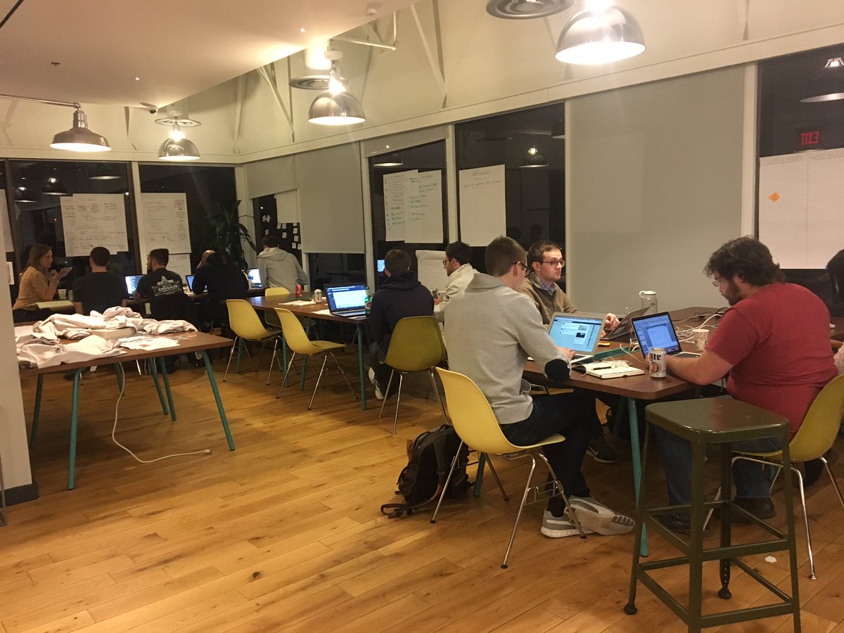 TSWDMV's tweet photo. The teams are hard at work & there is no sign of them slowing down! #StartupSaturday #DC #StartupWeekendDC https://t.co/SXj5RB3omZ