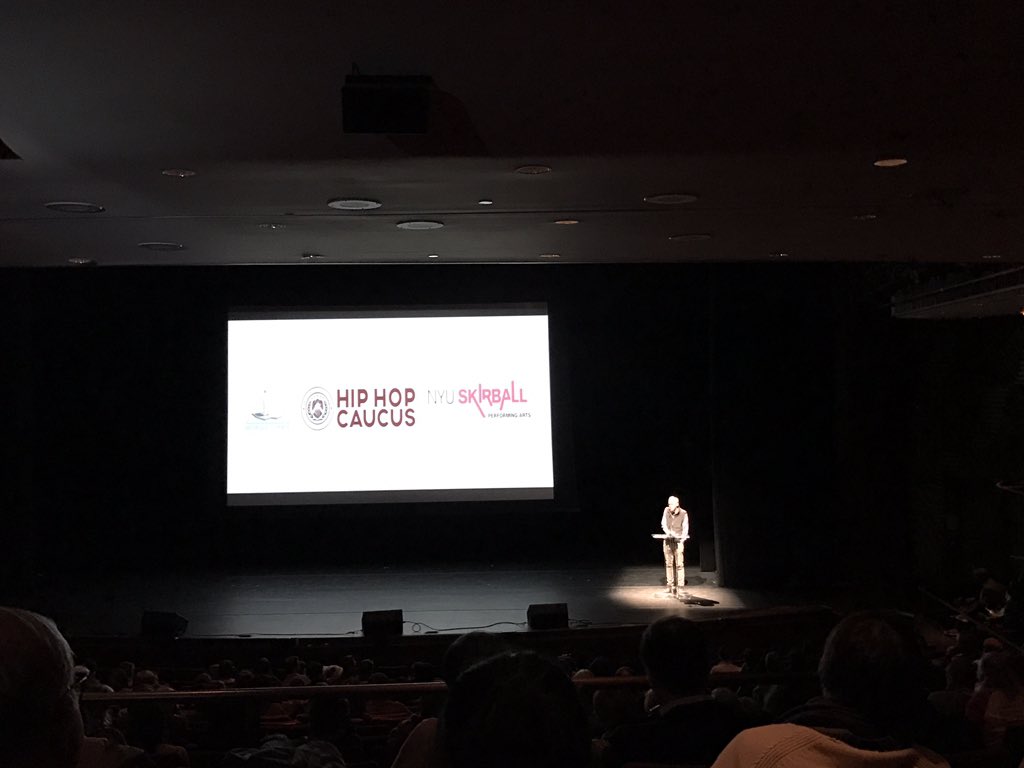 janekleeb's tweet photo. The best climate hero @billmckibben on stage "weekends are now for fighting fascism" #ClimateActionConference https://t.co/RvJCYx7isV