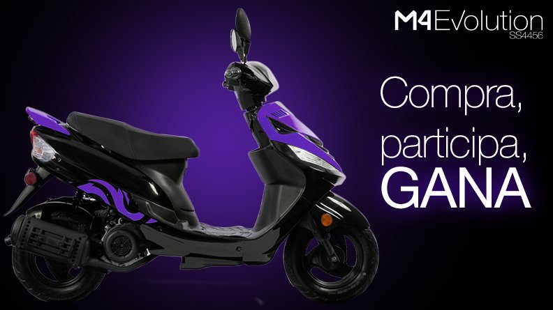 M4Connectivity's tweet photo. ¿Compraste tu #M4Evolution en Coppel? Puedes ganar una motocicleta. Bases: https://t.co/z6PtlWBDk7 Imágenes y colores con fines ilustrativos https://t.co/3rmDjiH3iM