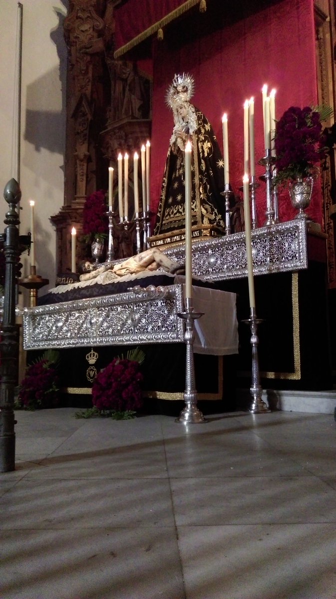SEntierro's tweet photo. Tercer día del Solemne Triduo a Soledad de María Santísima y Santo Entierro de Nuestro Señor Jesucristo. https://t.co/2DhgFVM6g2