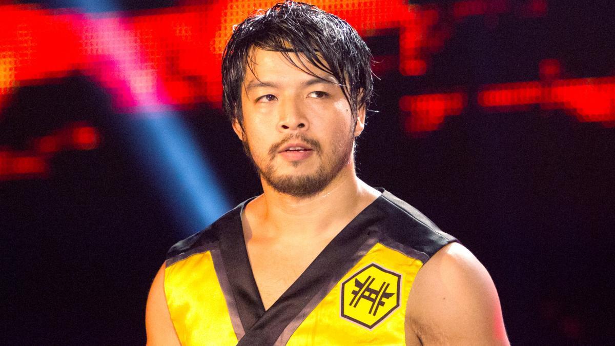 WWE's tweet photo. BREAKING NEWS: @HideoItami makes a shocking return at #NXTOrlando! https://t.co/4SeNQlRpgw https://t.co/9giZ4kCfRy
