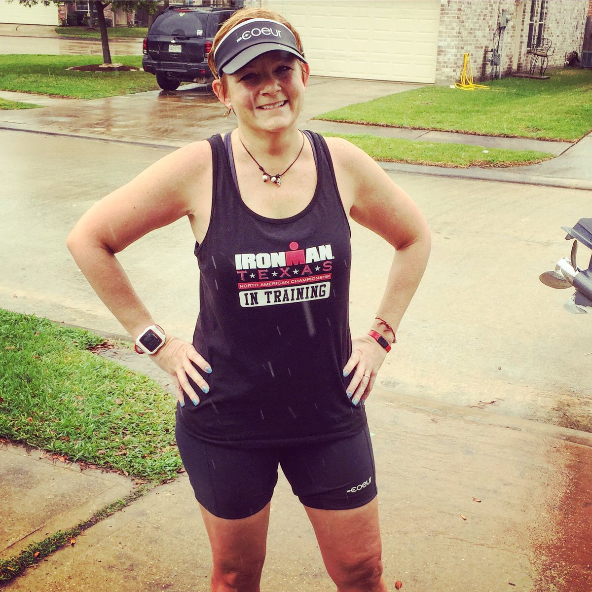 ArtsyJohnson's tweet photo. #MentalToughness! 5.5 hrs on the bike trainer, 30 min run. #IronmanTraining and #WhateverItTakes #IMTX #SpringBreak https://t.co/Pv6Vq7vXgt