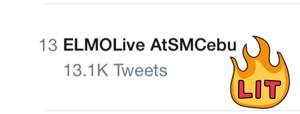 Went up to number thirteen! Real quick!

ELMOLive AtSMCebu