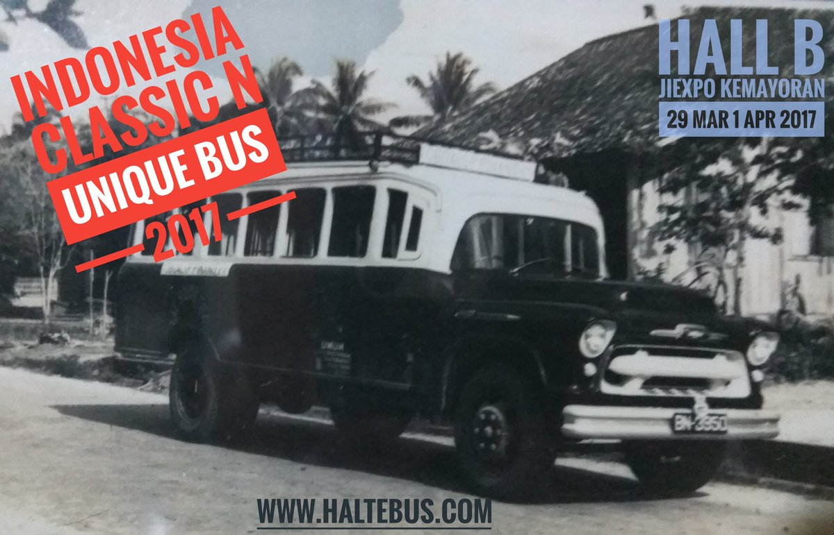 haltebuscom's tweet image. Pameran Bus Klasik dan Unik Pertama di Indonesia, Hall B JIEXPO Kemayoran Jakarta 29 Maret sampai 1 April 2017 bebas share 'n tag