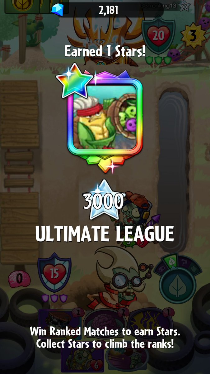 3000 Stars, Join the celebration!!! youtu.be/eBECUuEjCAU <a href="/PlantsvsZombies/">Plants vs. Zombies</a> <a href="/popcap/">PopCap Games</a> #pvzheroes