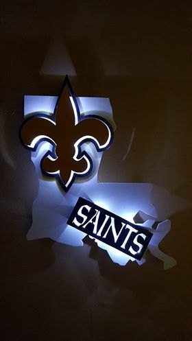 REWoodDesigns's tweet photo. New Orleans Saints inspired 3D LED Lighted Sign NFL, Football, Man cavโฆ https://t.co/HxxRKeORAJ #Sales #LightedSign https://t.co/m0BrsRCQyW