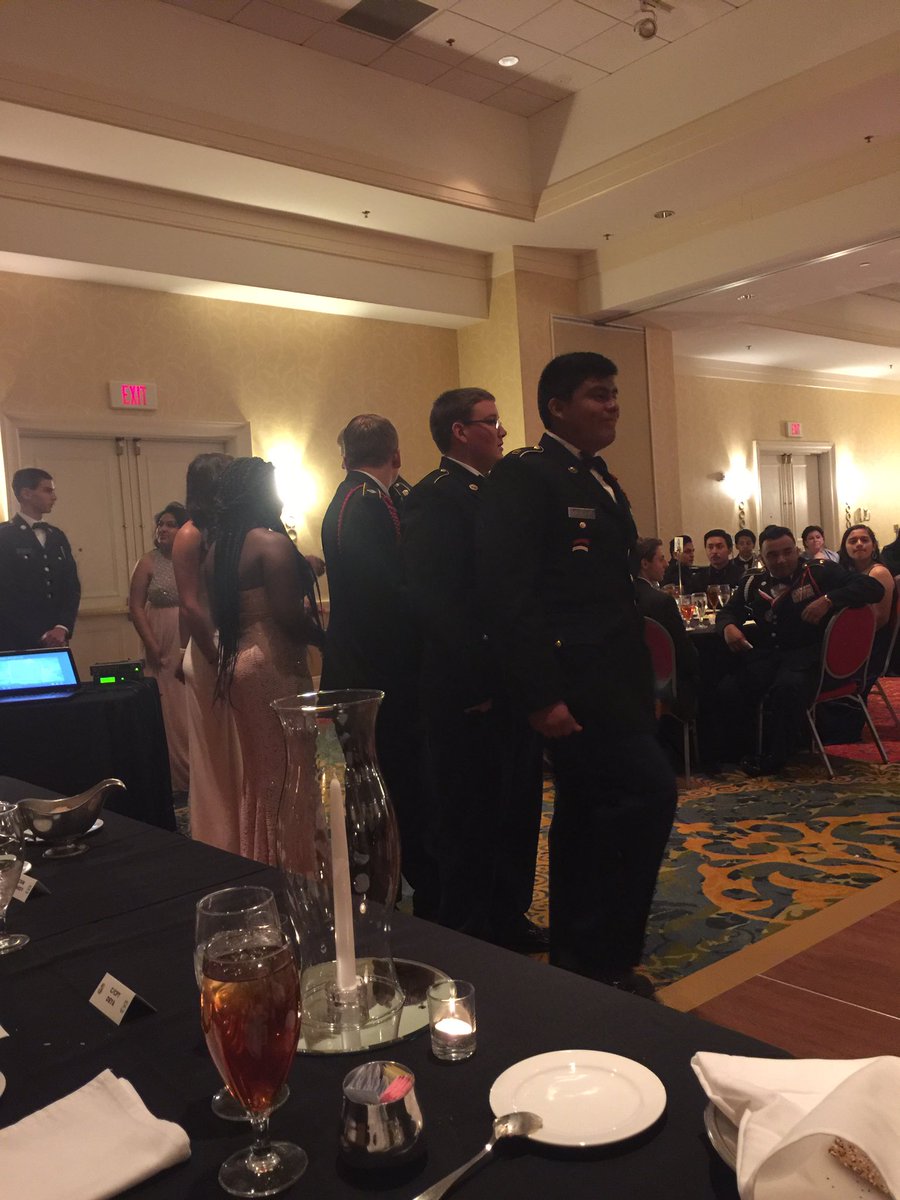 Retired Col John Valentin gave a great inspirational speech tonight. He gave great examples of fortitude &amp; dedication to the military!