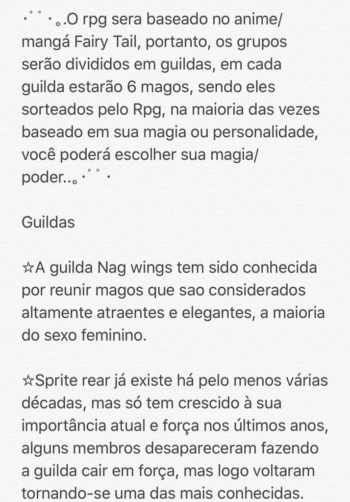 PIXIERPG's tweet photo. ☆･.･:Sobre o RPG･.･:☆ https://t.co/Ihe741lR3A