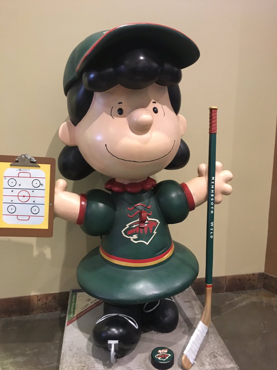 PeeshEh90's tweet image. @MattsRadShow Peanuts characters inside @XcelEnergyCtr