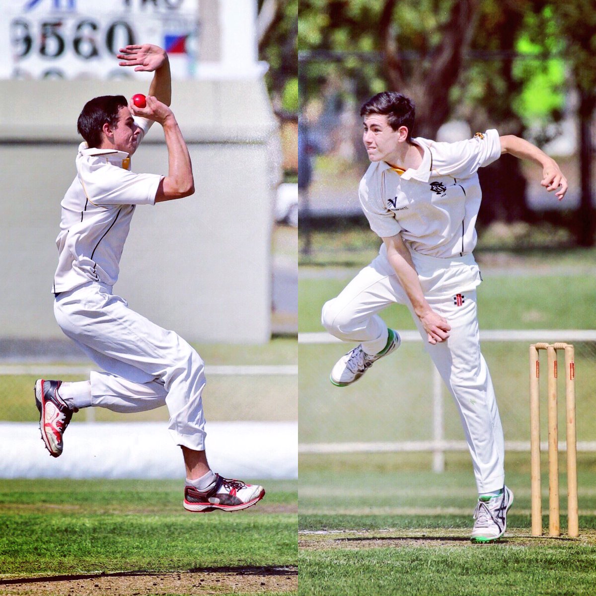 Robbins and Becker supporting each other with tight bowling from both ends. Cobra's 3/91 (18) chasing @MonashTigers 5XI 167. #cricket